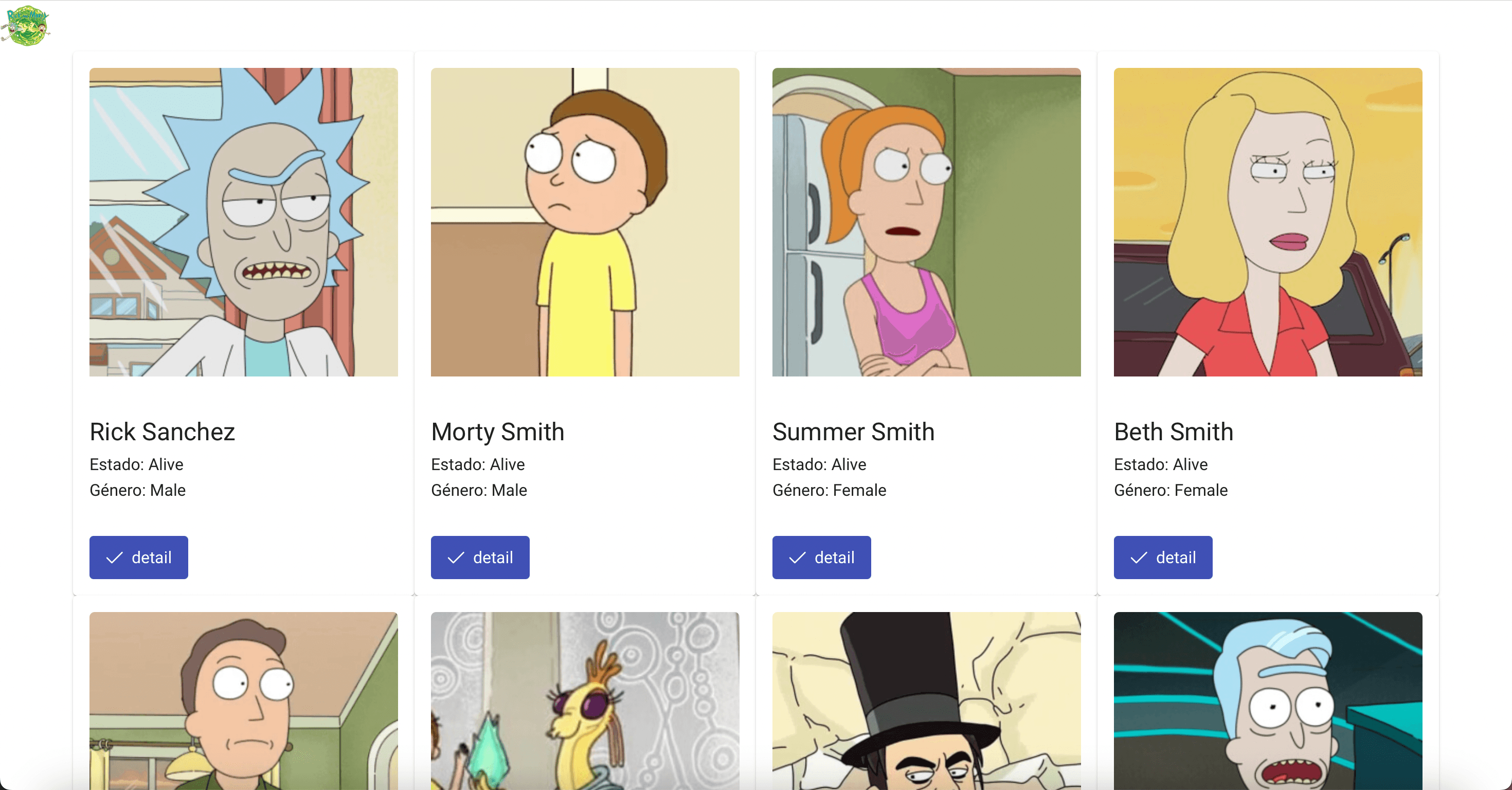 Rick and Morty App with Vue.js