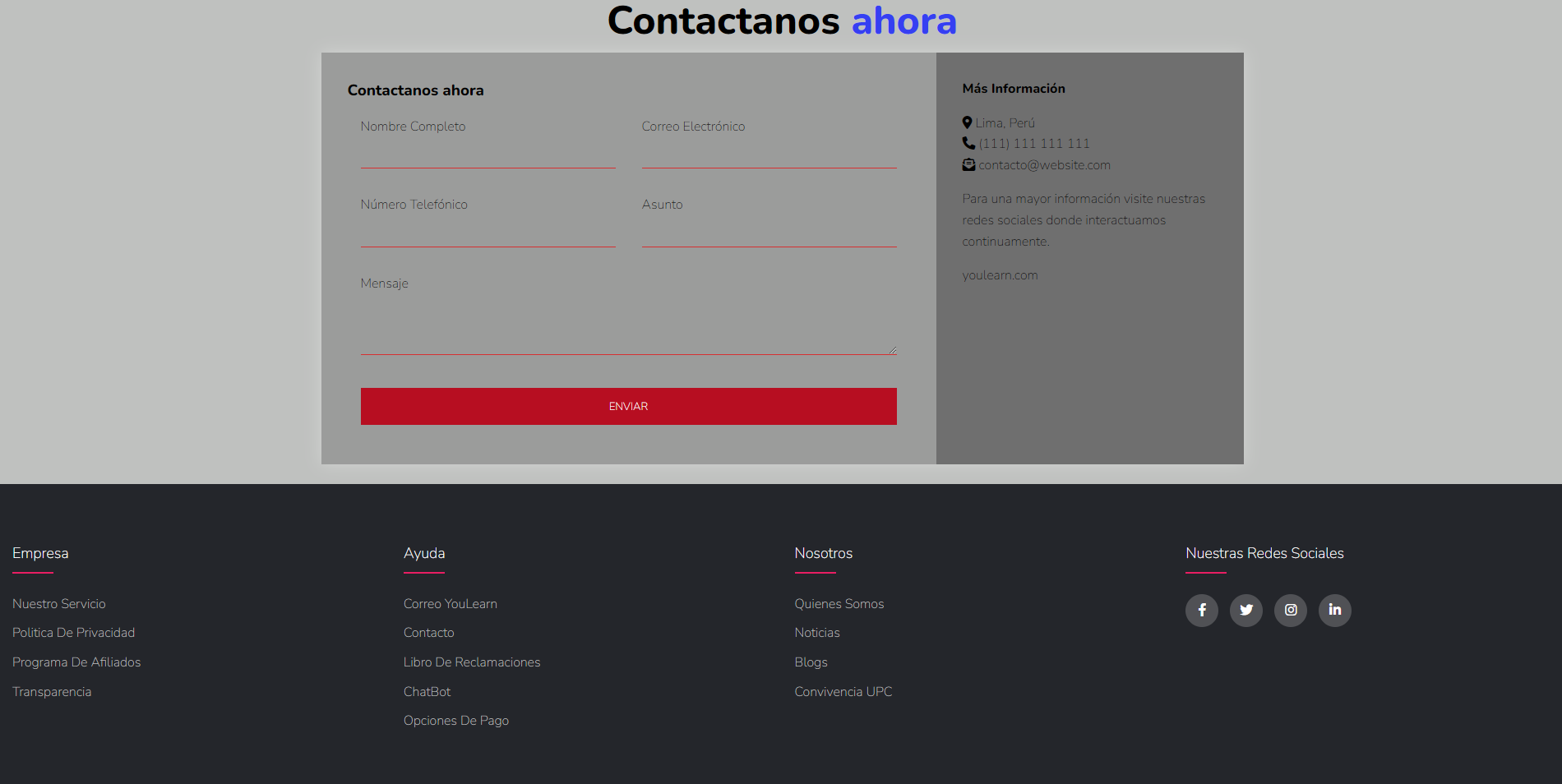 Study Up Landing Page